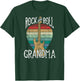 Rock n Roll Grandma Vintage Guitar Player Gift T-Shirt - T-Shirt | Forest