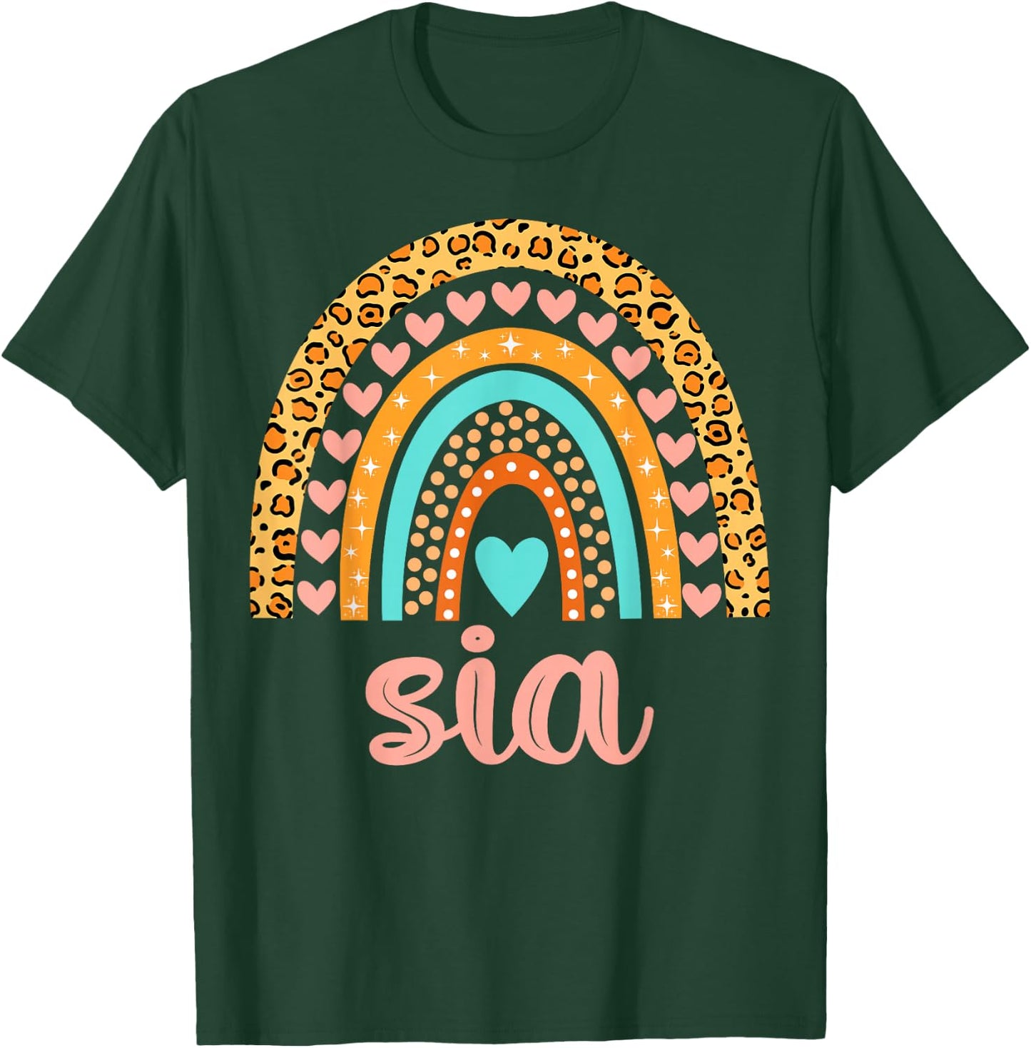 Sia Sia Name Birthday Shirt Gift T-Shirt - T-Shirt | Forest