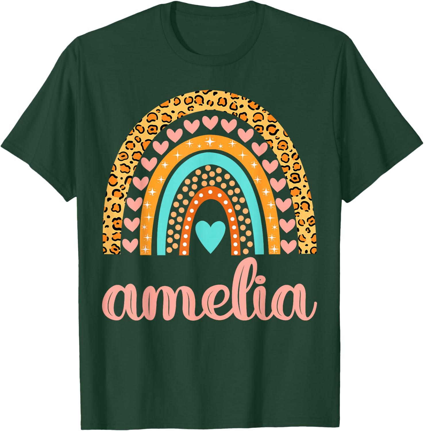 Amelia Amelia Name Birthday Shirt Gift T-Shirt - T-Shirt | Forest