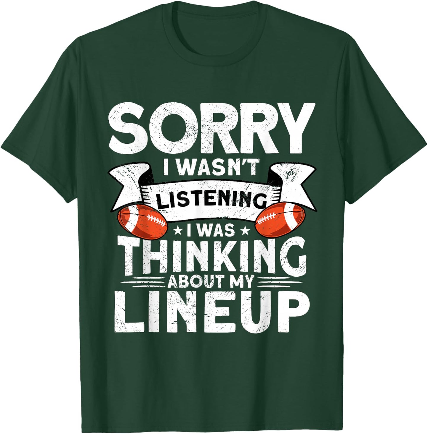 Funny Fantasy Football Player Outfit - Fantasy Football T-Shirt - T-Shirt | Forest