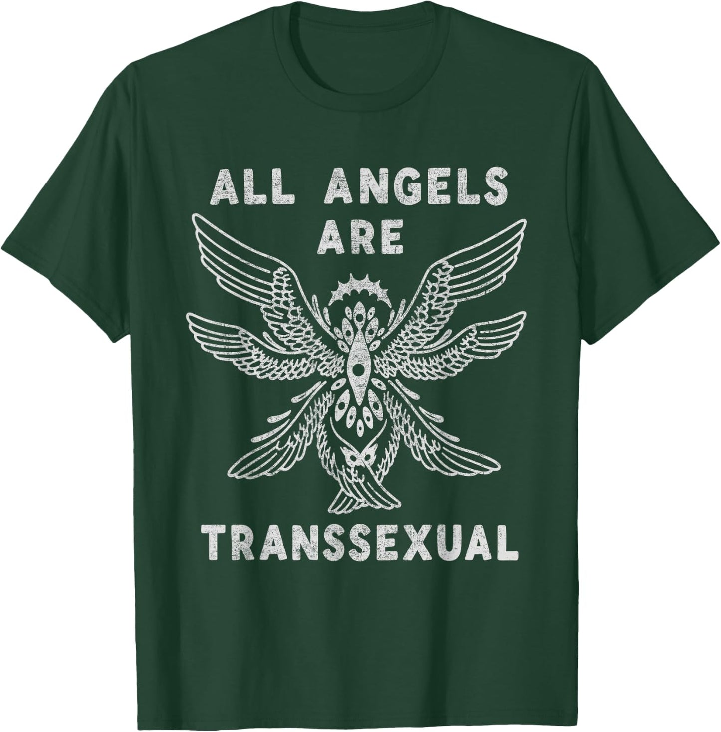 All Angels are Transsexual Biblically Accurate Angel T-Shirt - T-Shirt | Forest