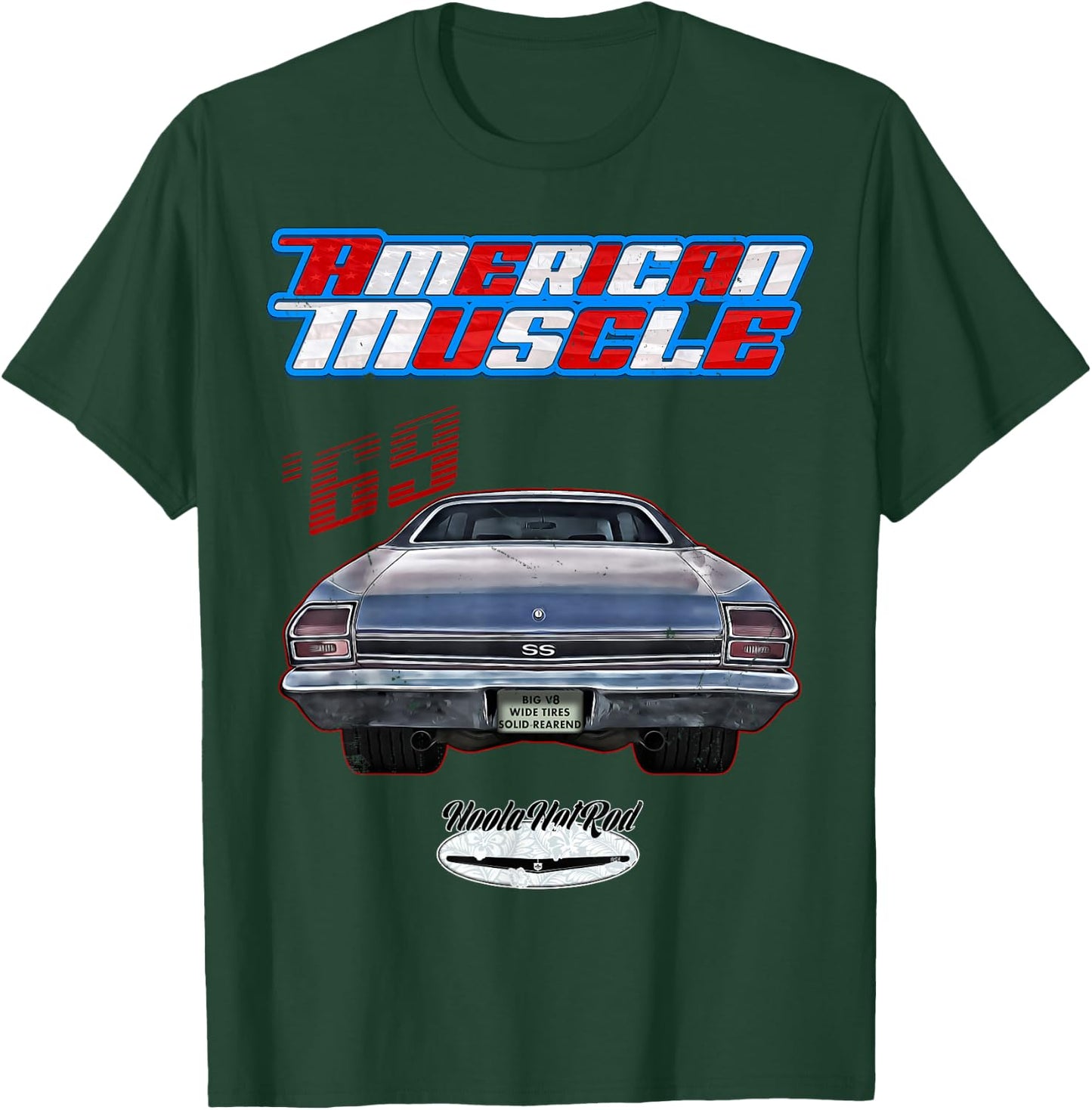 CLICK FOR MORE HOTRODS CUSTOM MUSCLE CARS TRUCKS 1969 Chevelle, Muscle Car, SS454, SS427, SS396, Hotrod, Drag Race - Black, -Adults, Short Sleeve, , Modern, American Muscle T-Shirt - T-Shirt | Forest