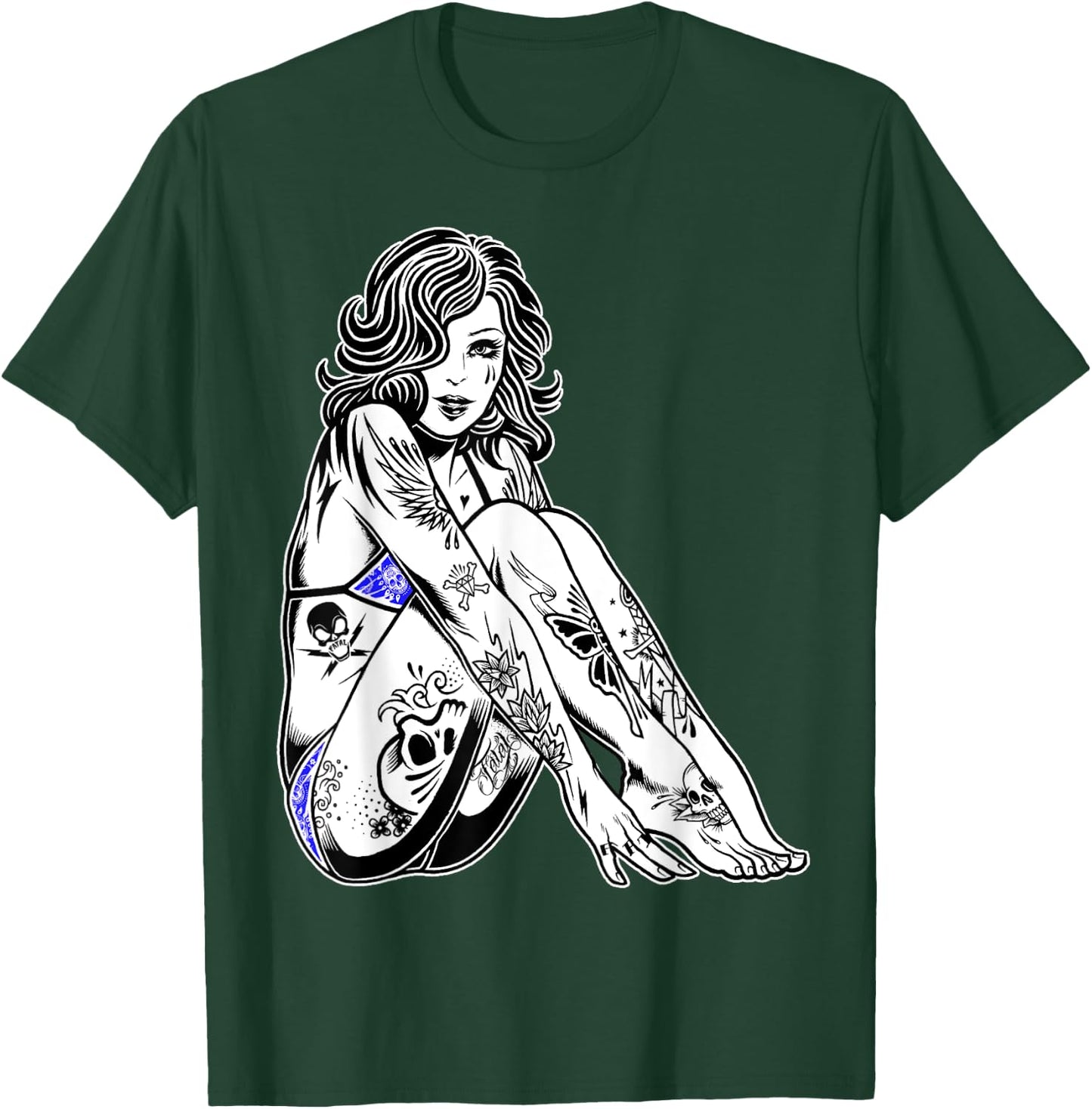 Pin Up T-Shirt - T-Shirt | Forest