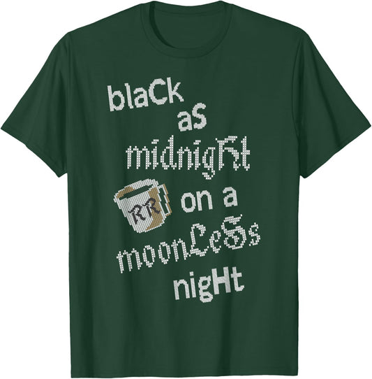 Twin Peaks Black As Midnight On A Moonless Night T-Shirt - T-Shirt | Forest