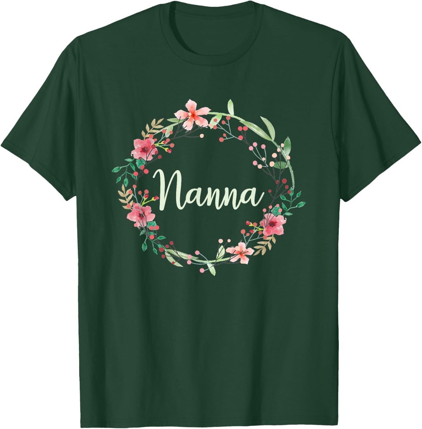 Best Nanna Ever Shirt, T Shirts Gift Grandmothers, 5D T-Shirt - T-Shirt | Forest