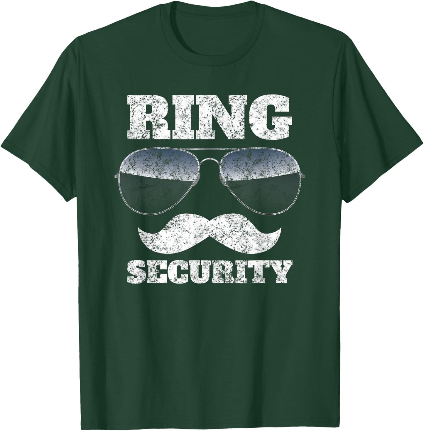 Vintage Ring Security Funny Wedding Party Ring Bearer Shirt T-Shirt - T-Shirt | Forest