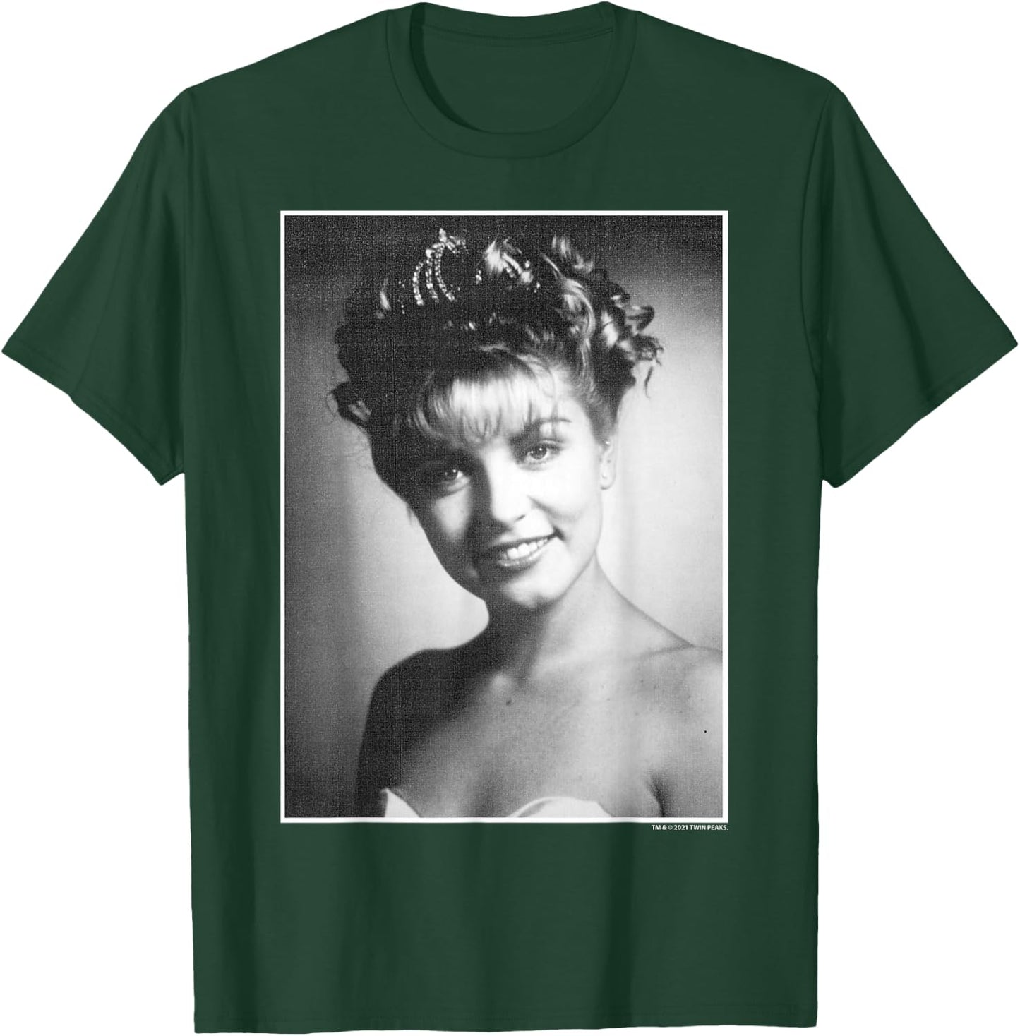 Twin Peaks Laura Palmer Black & White Photo T-Shirt - T-Shirt | Forest