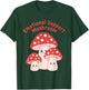 Emotional Support Mushroom Cute Kawaii Fungi Aesthetic Art T-Shirt - T-Shirt | Forest