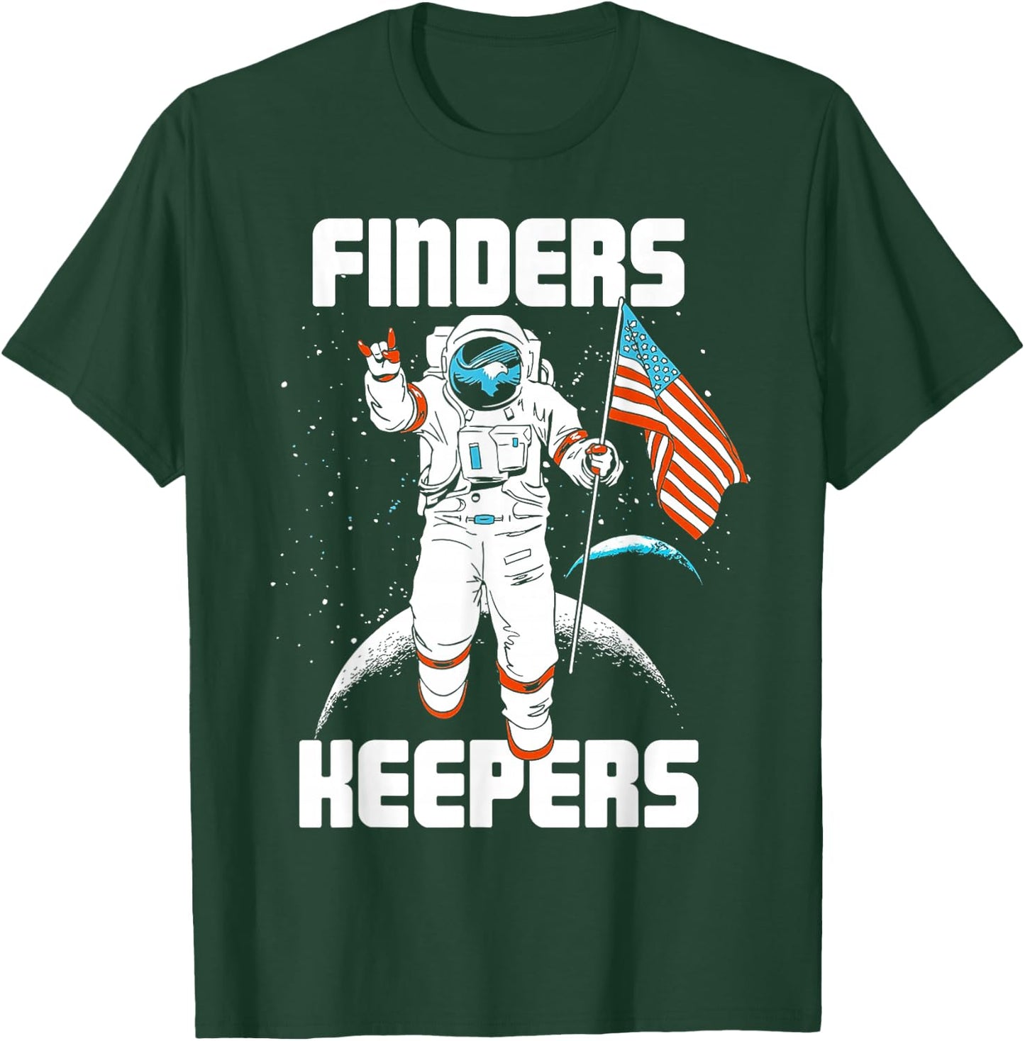 Finder's Keepers Moon Astronaut T-Shirt - T-Shirt | Forest