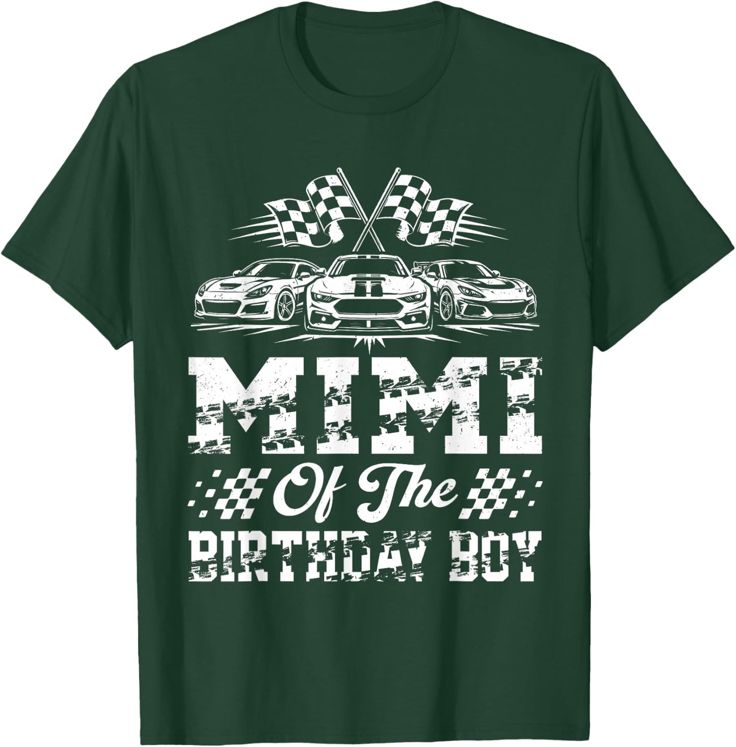 Mimi of The Birthday Boy Racing Family Race Car T-Shirt - T-Shirt | Forest