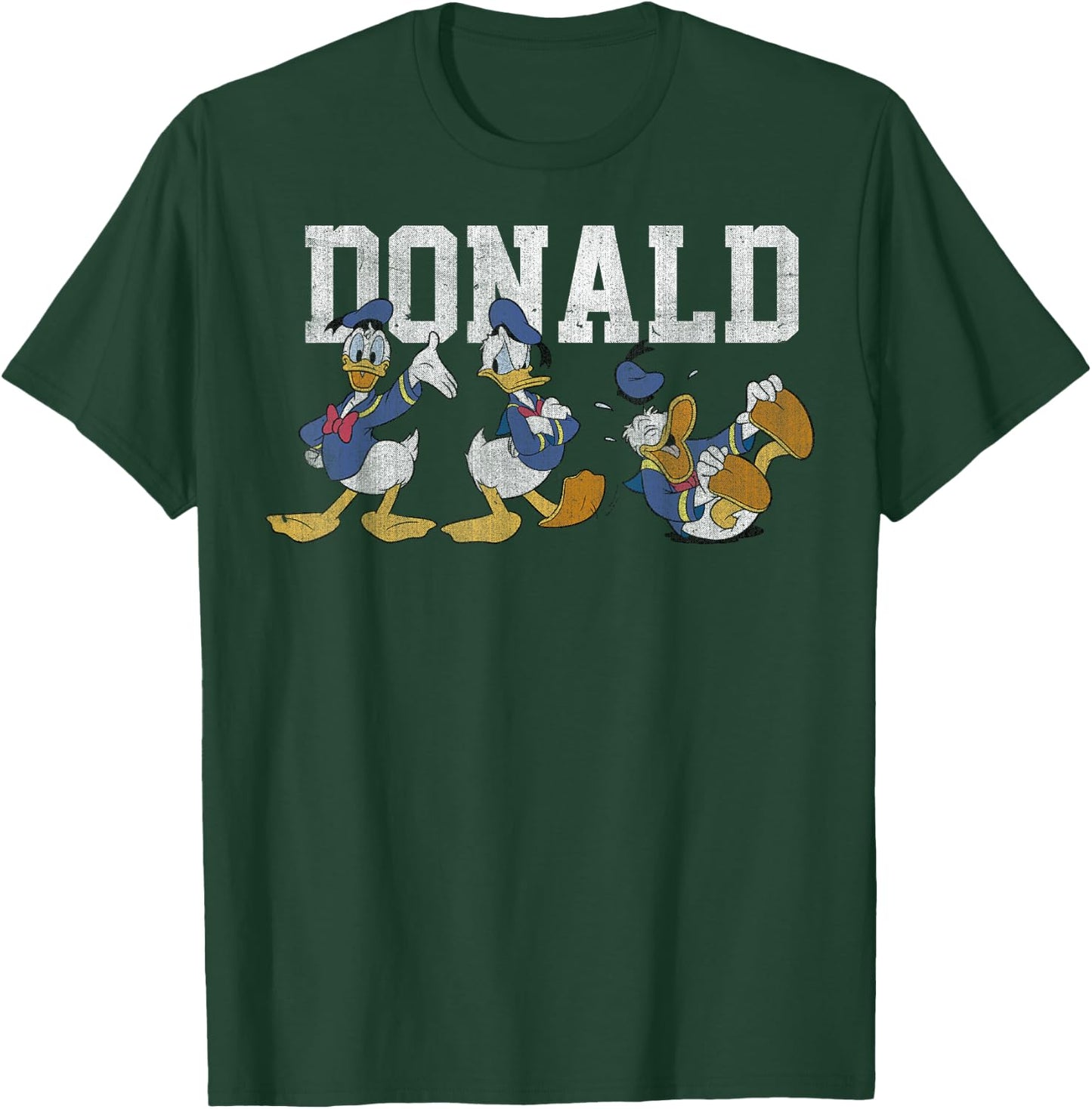 Disney Mickey and Friends Donald Duck Pose Lineup Small T-Shirt - T-Shirt | Forest