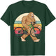Bigfoot Bike Mountain Bike Bigfoot MTB Biking Cycling Biker T-Shirt - T-Shirt | Forest