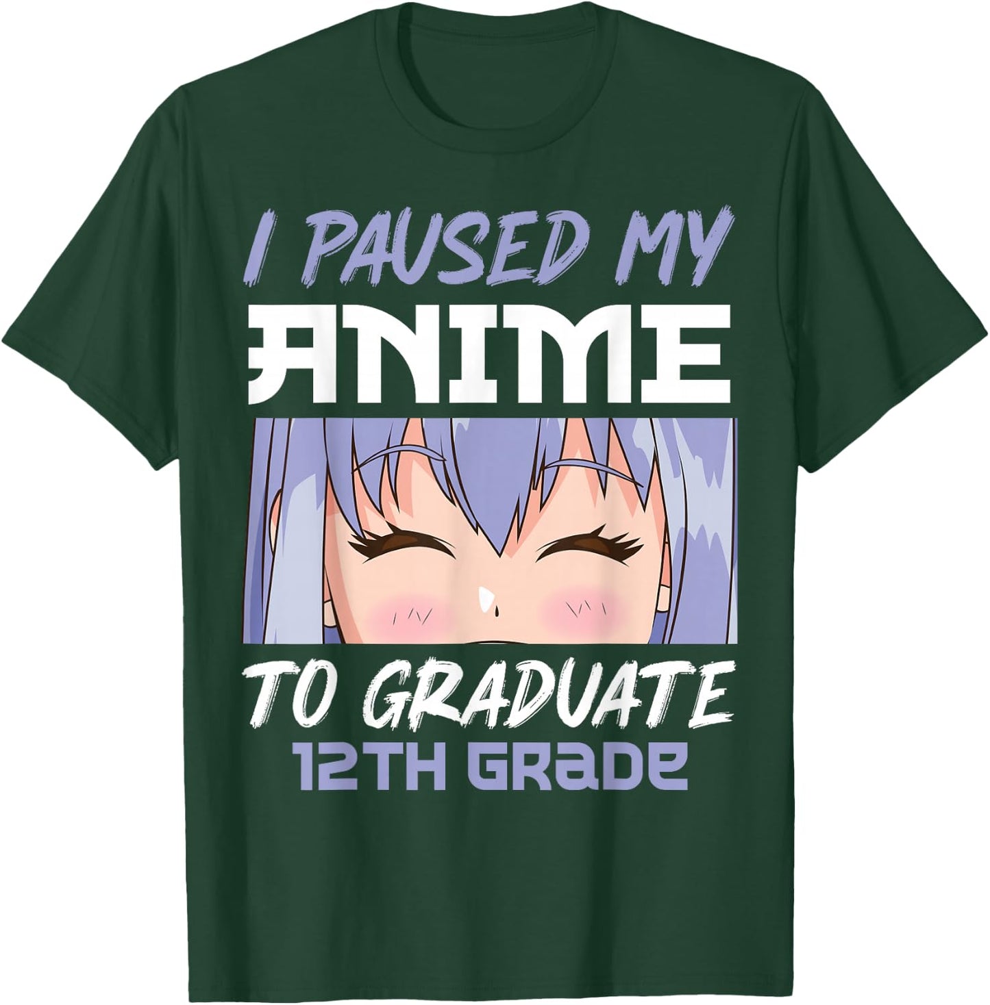 Graduation 12th grade Class 2022 Anime Graduate Girls T-Shirt - T-Shirt | Forest