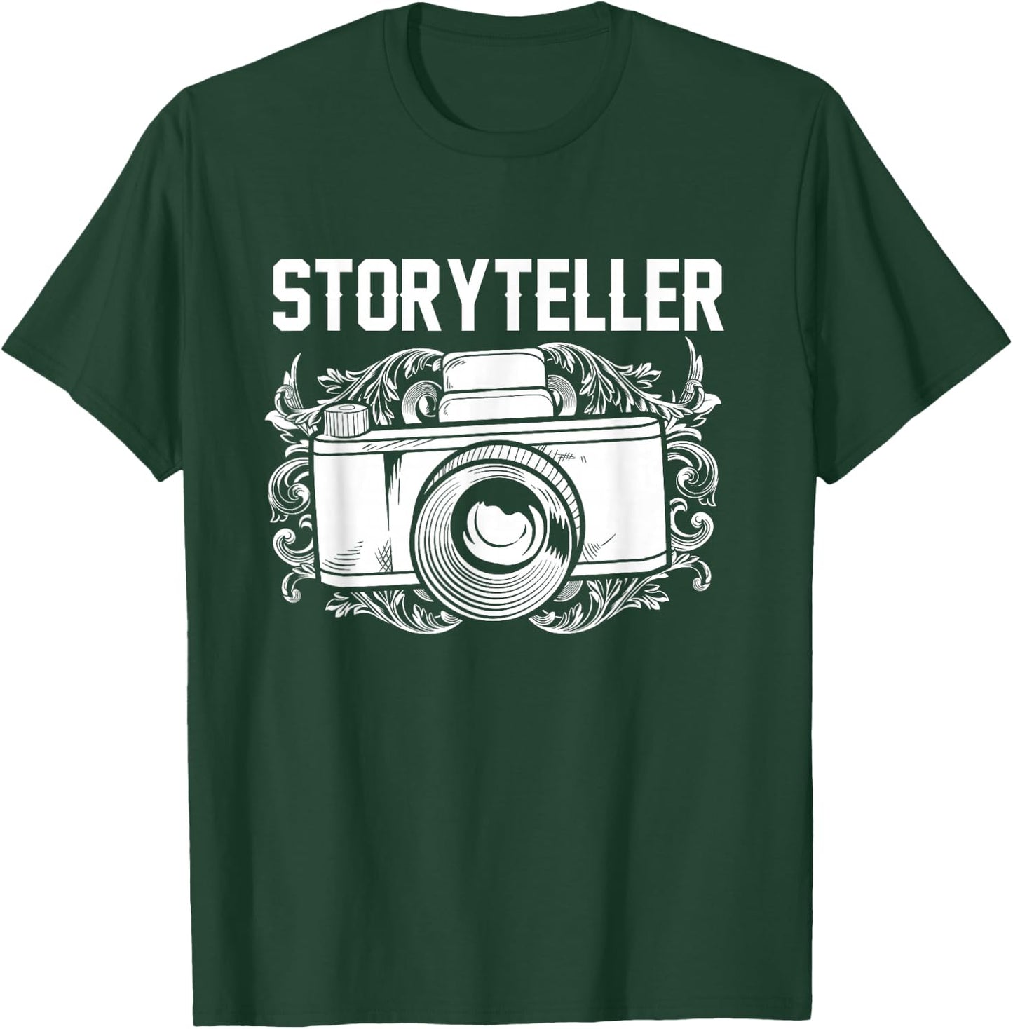 Photography Day - Camera Photographer Storyteller T-Shirt - T-Shirt | Forest