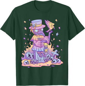 Cute Creepy Doctor Anime Pastel Kawaii Clothing Pastel Goth T-Shirt - T-Shirt | Forest