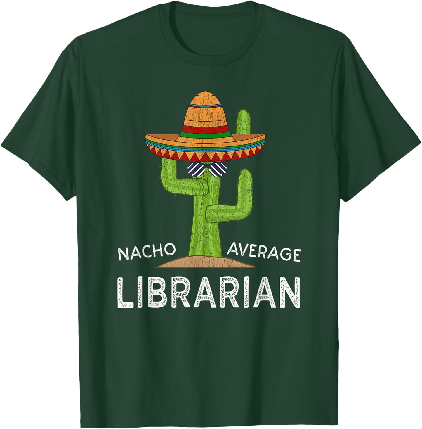 Cute Fun Library Worker Funny Librarian T-Shirt - T-Shirt | Forest