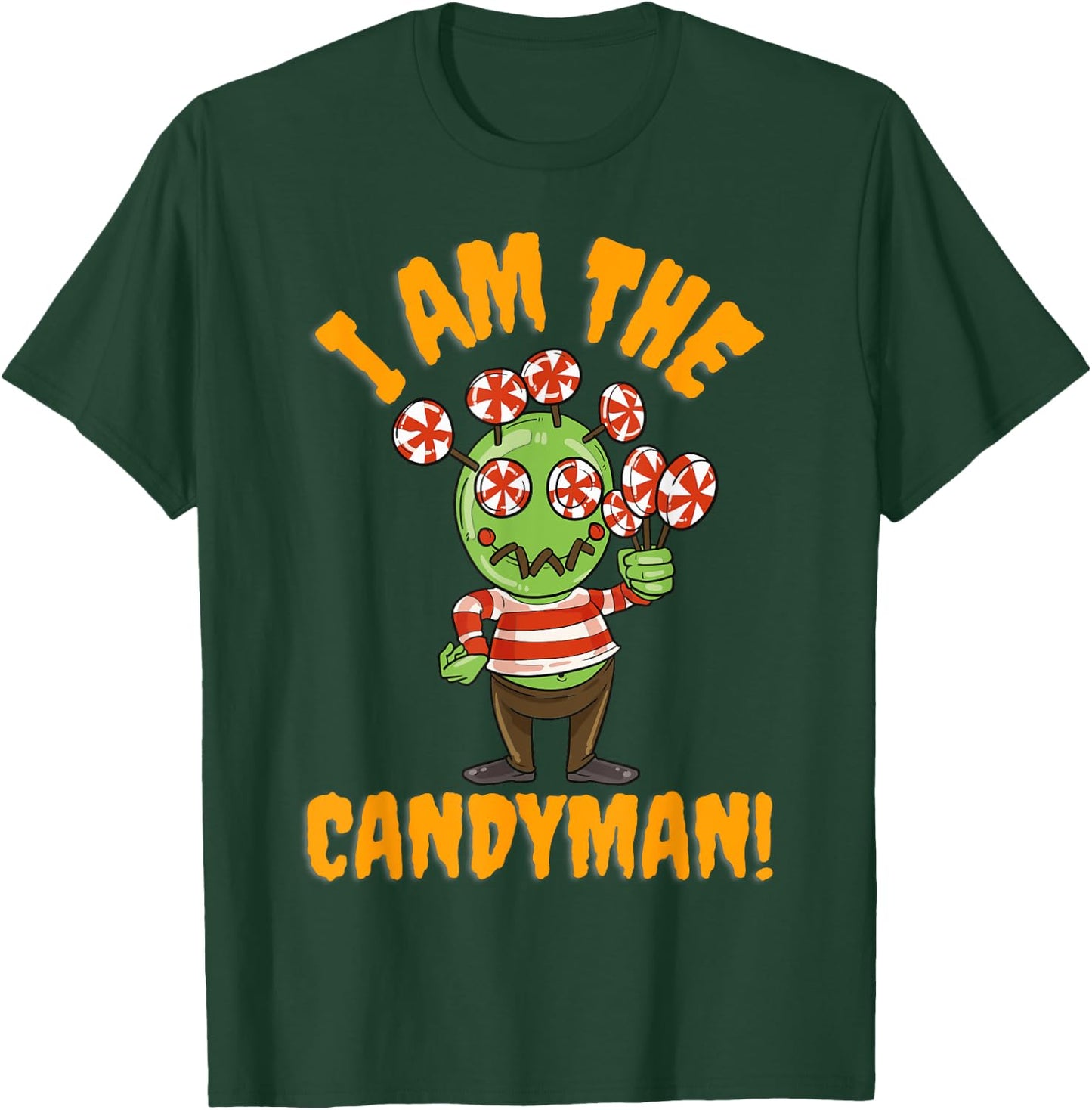 Cute I Am The Candyman Halloween T-Shirt - T-Shirt | Forest