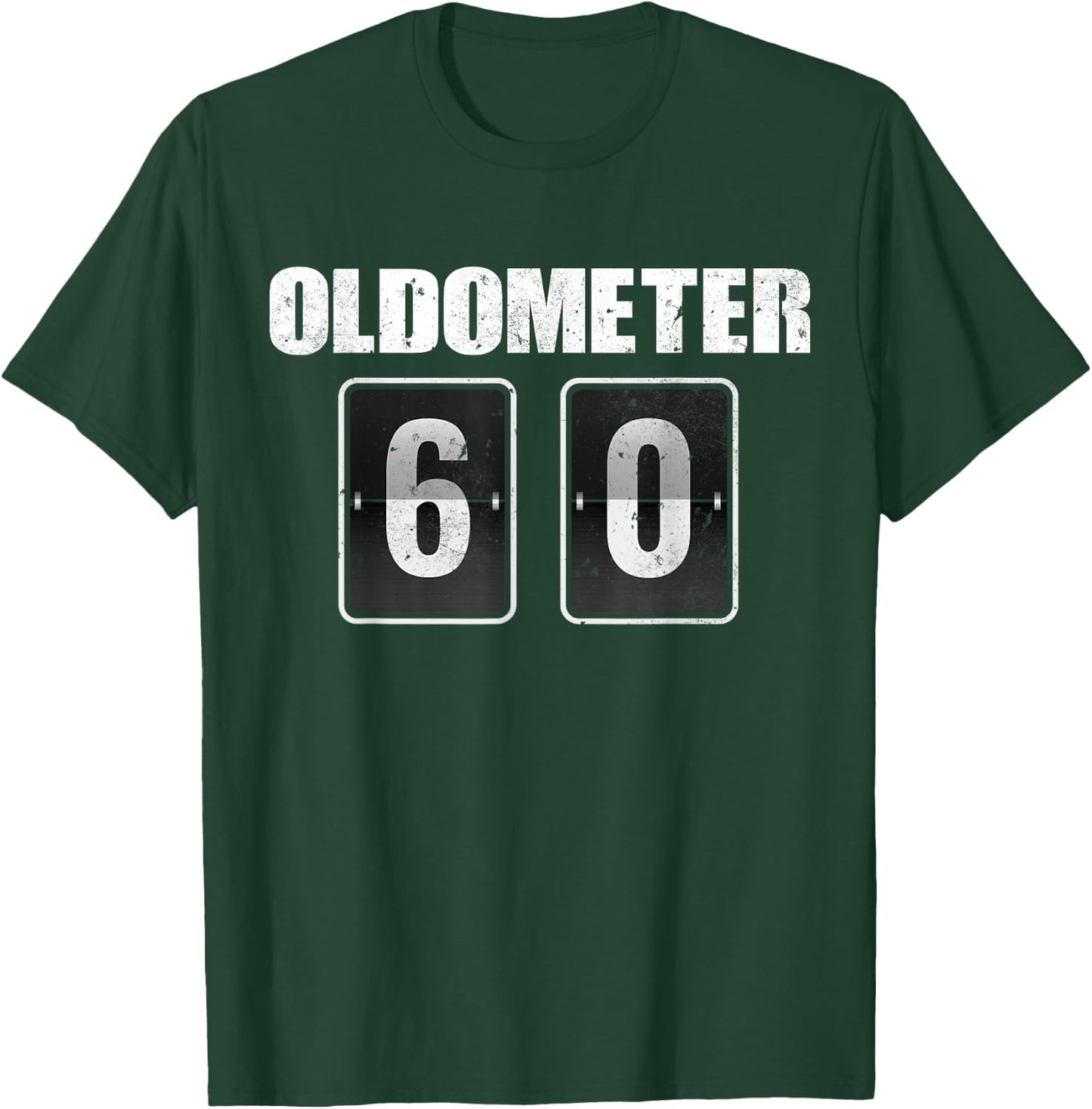 Funny 60th Birthday Party 60 yrs Old Joke Odometer Cars T-Shirt - T-Shirt | Forest