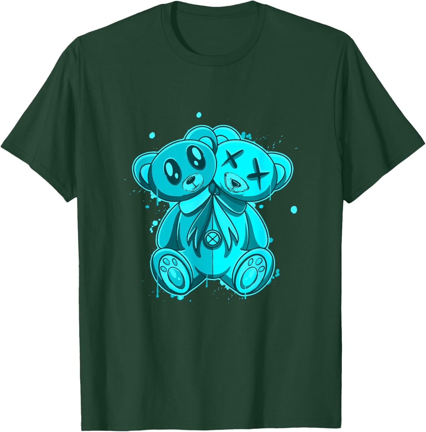 Turquoise I'm My own Evil Twin Turquoise Color Graphic T-Shirt - T-Shirt | Forest