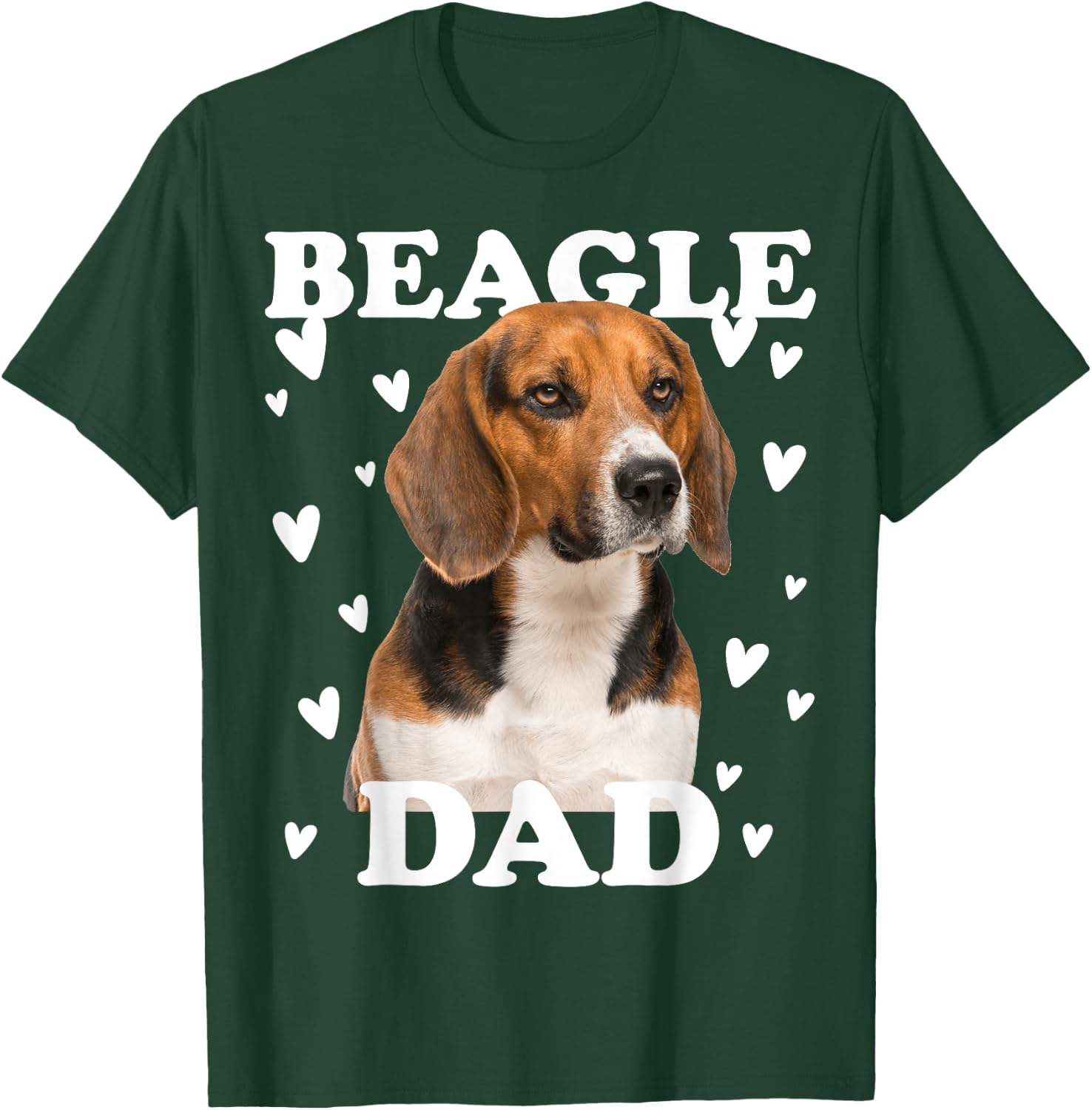 Beagle Dad Papa Daddy Pa Father for Father’s Day T-Shirt - T-Shirt | Forest