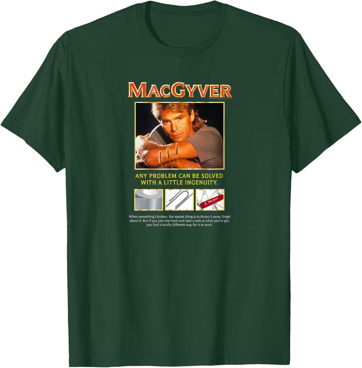 MacGyver Original Series Ingenuity T-Shirt - T-Shirt | Forest