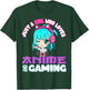 Just a Girl who loves Anime and Gaming chibi Video Games T-Shirt - T-Shirt | Forest