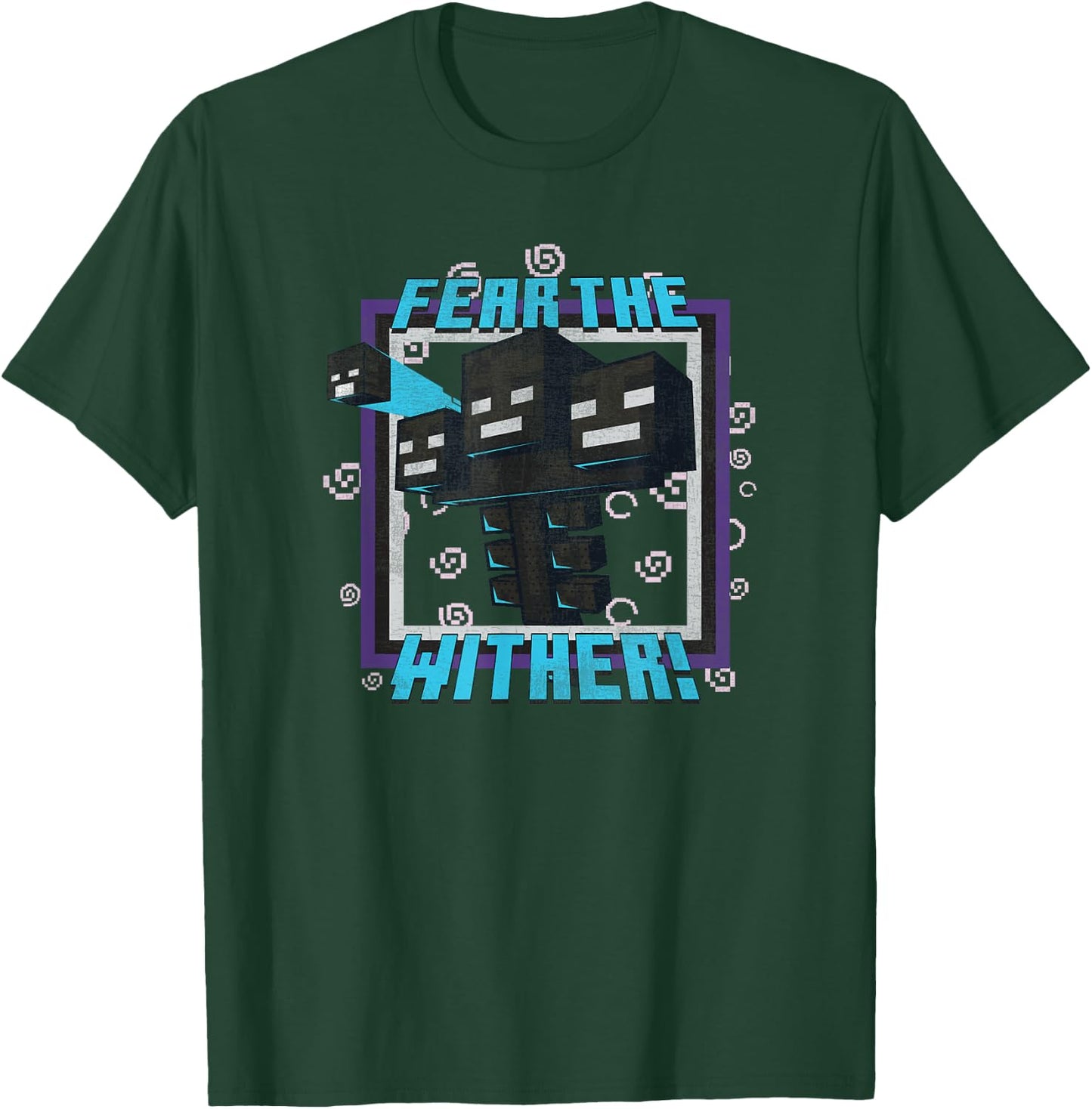 Minecraft Wither Fear The Wither! V2 T-Shirt - T-Shirt | Forest