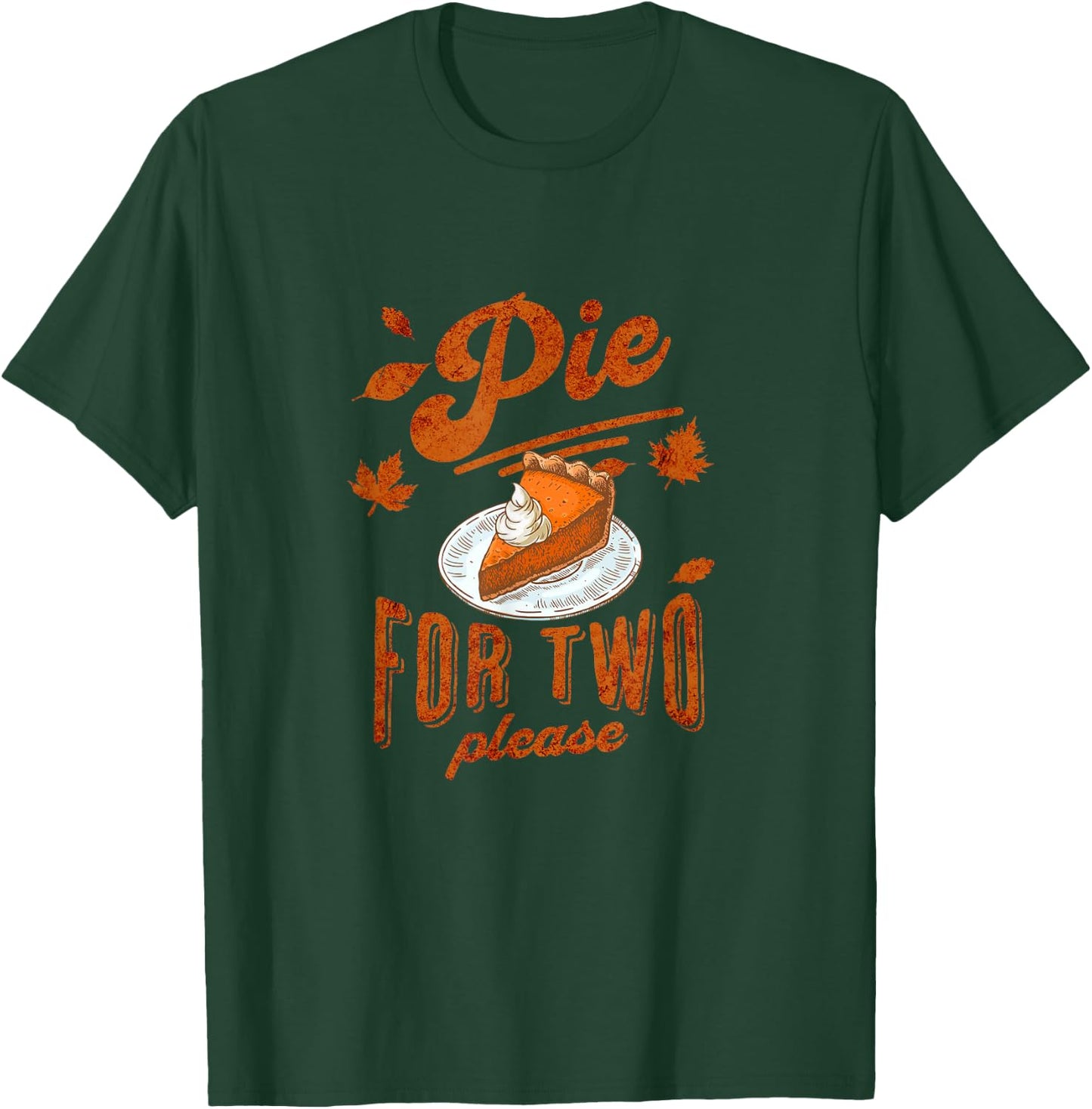 Pregnancy Reveal Twin Announcement Thanksgiving - Black, Small, -Adults T-Shirt - T-Shirt | Forest