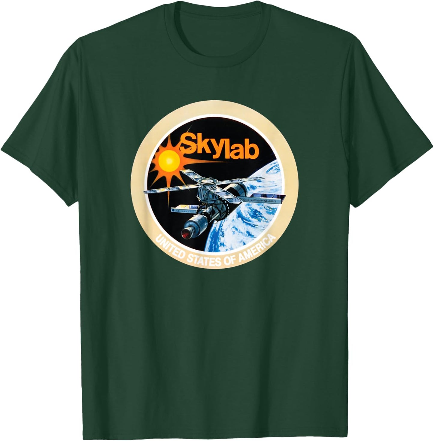 NASA Skylab Space Program T-Shirt - T-Shirt | Forest