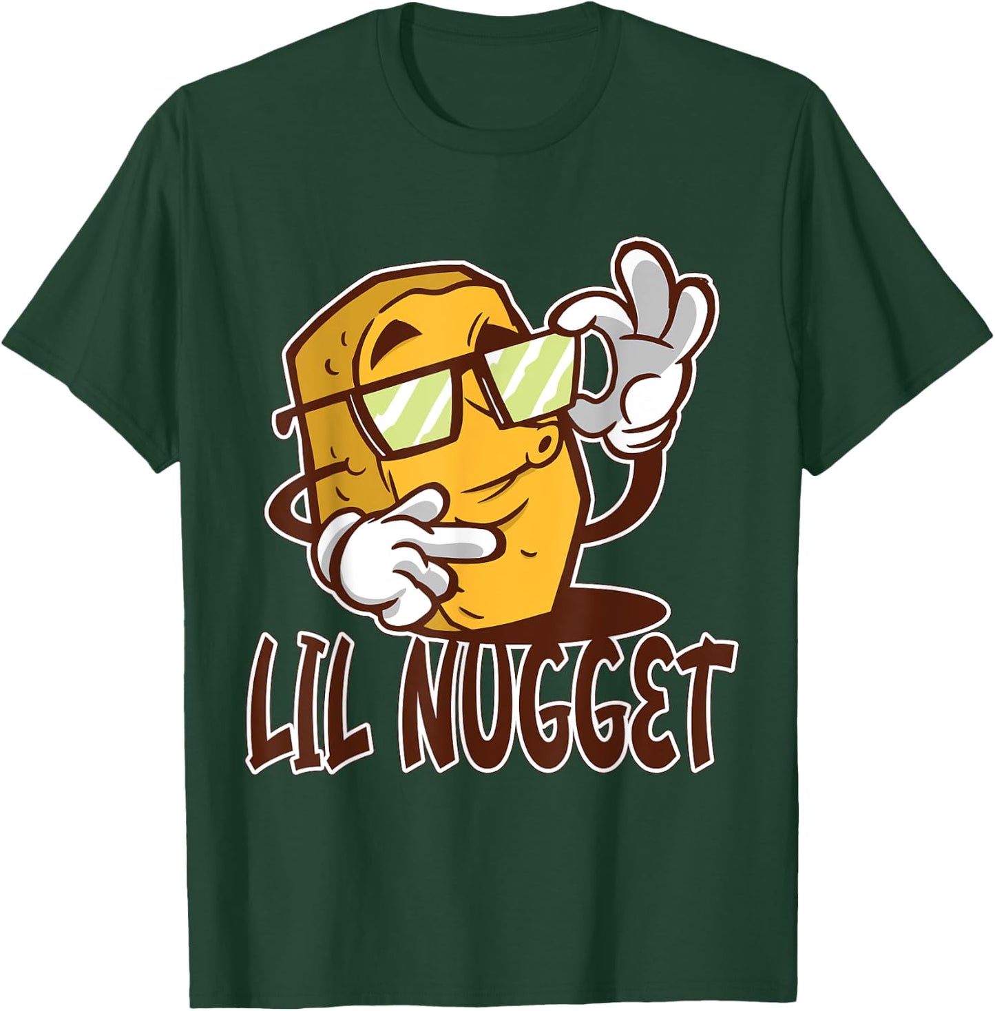 Lil Nugget Chicken Nugget T-Shirt - T-Shirt | Forest