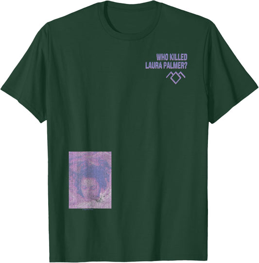 Twin Peaks Who Killed Laura Palmer Purple Peaks T-Shirt - T-Shirt | Forest