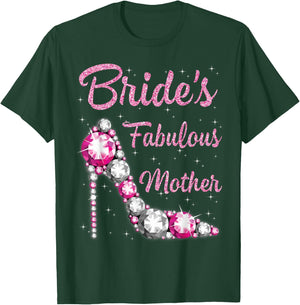 Bride's Fabulous Mother Happy Wedding Marry Vintage Shirt T-Shirt - T-Shirt | Forest
