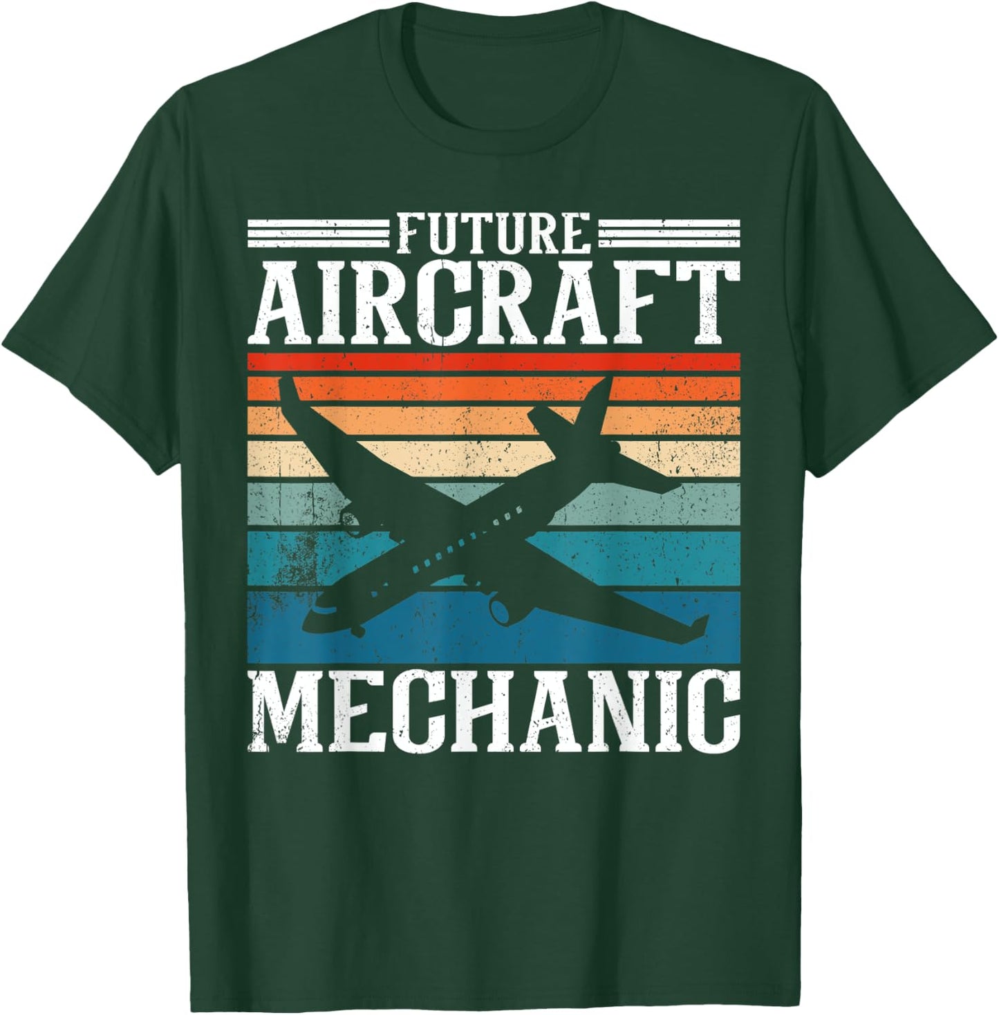 Aircraft Mechanic Apprenticeship Future Aircraft Mechanic T-Shirt - T-Shirt | Forest