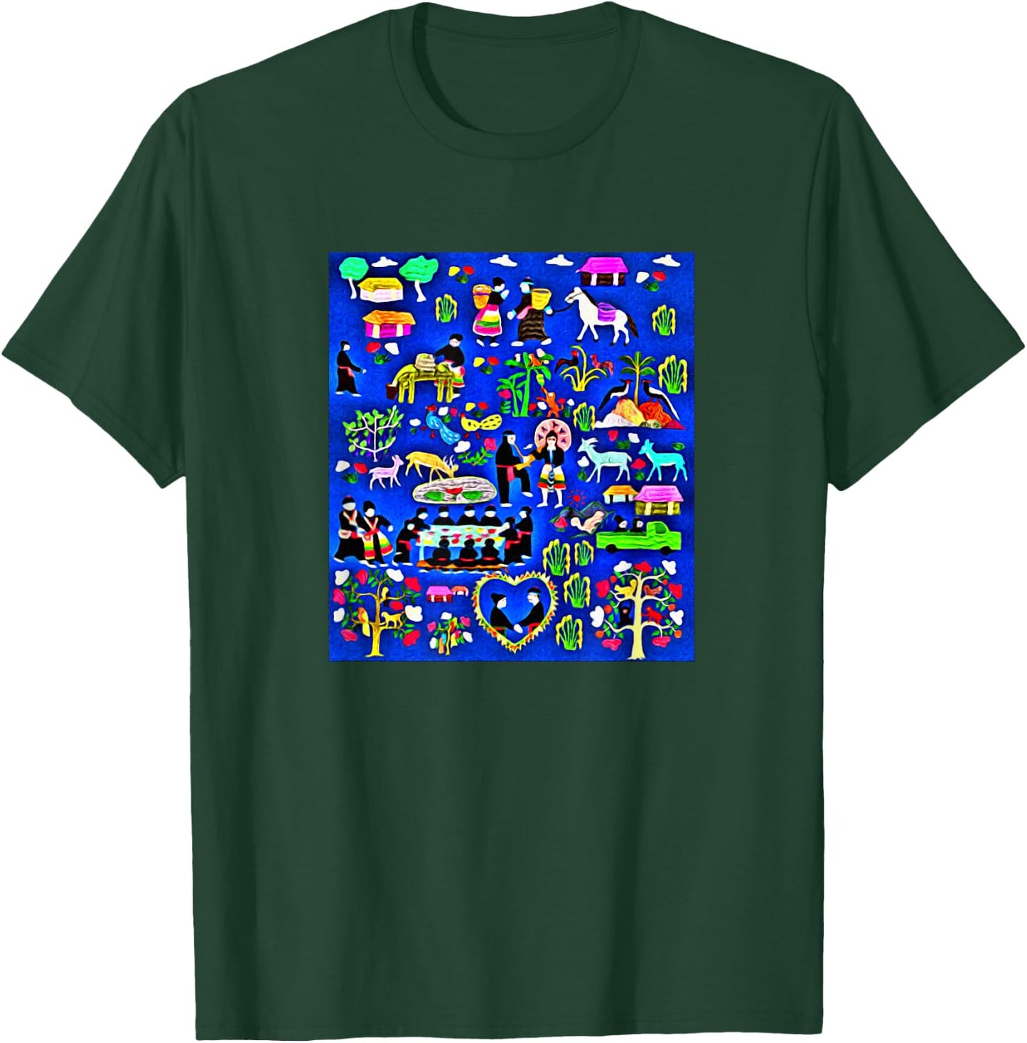 Hmong Love Story Spirit Lock T-Shirt - T-Shirt | Forest