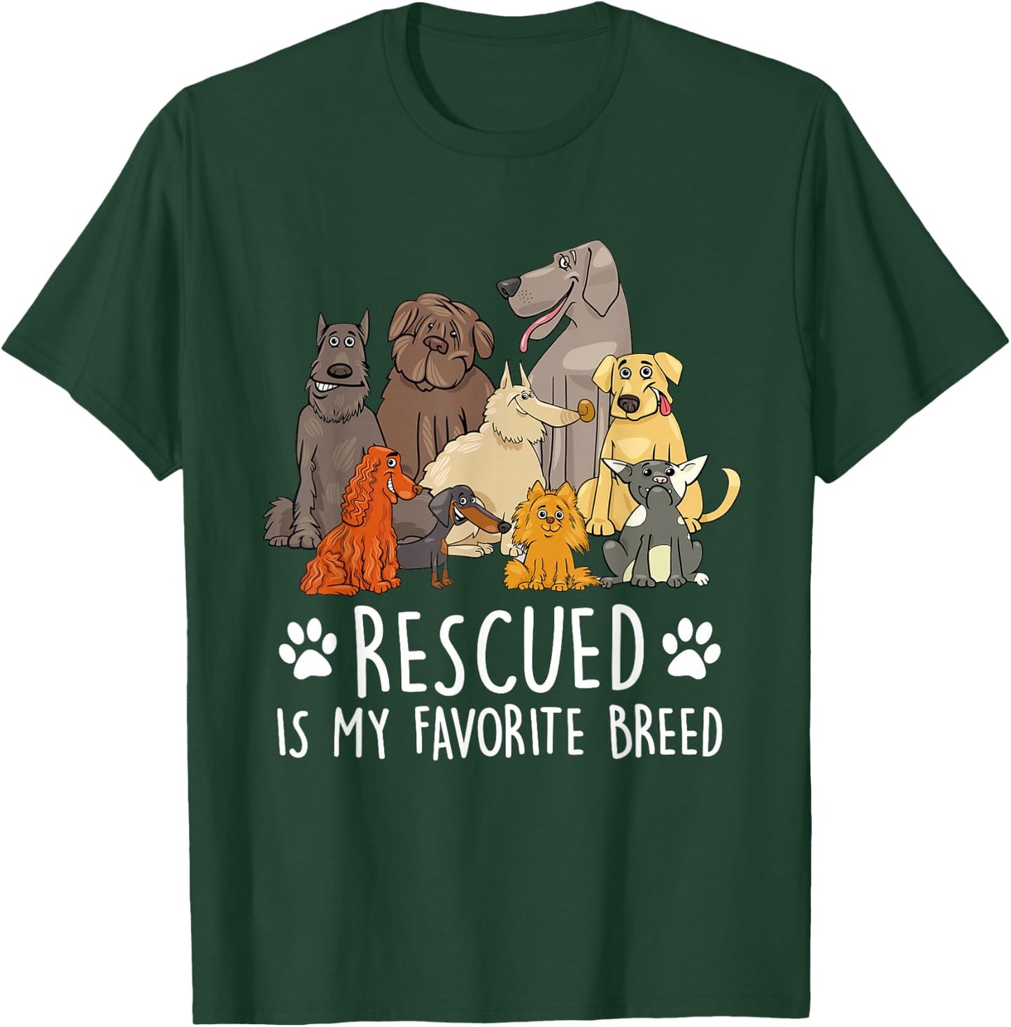 Funny Dog Design with Humorous Saying T-Shirt - T-Shirt | Forest