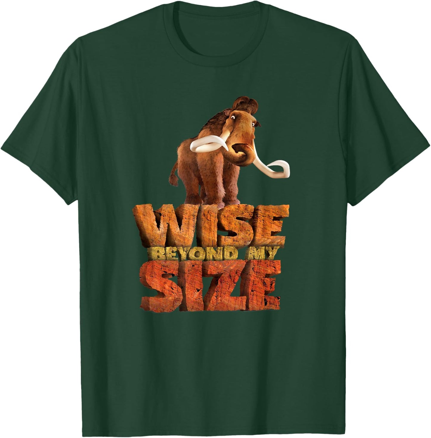 Ice Age Manny Mammoth Wise Beyond My Size T-Shirt - T-Shirt | Forest