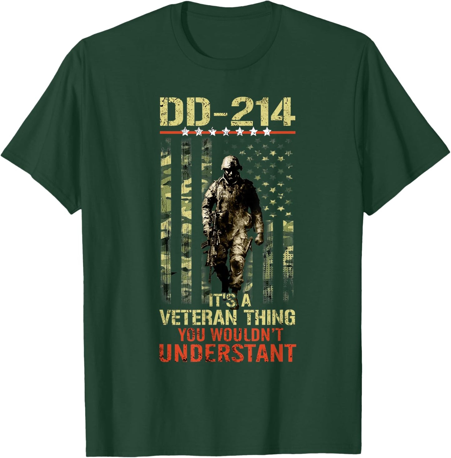 DD-214 It's A Veteran Thing You Wouldn't Understand T-Shirt - T-Shirt | Forest