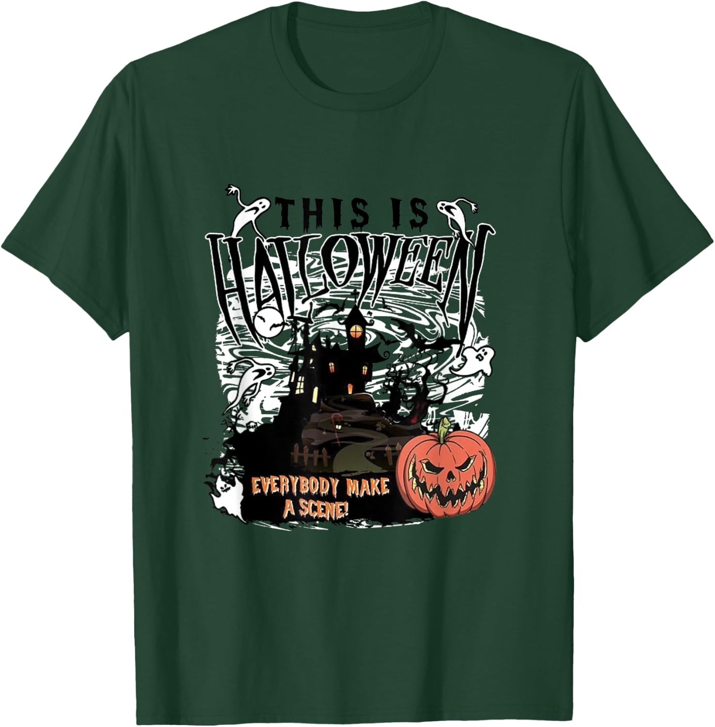This Is Halloween Everybody Make A Scene Funny Halloween T-Shirt - T-Shirt | Forest
