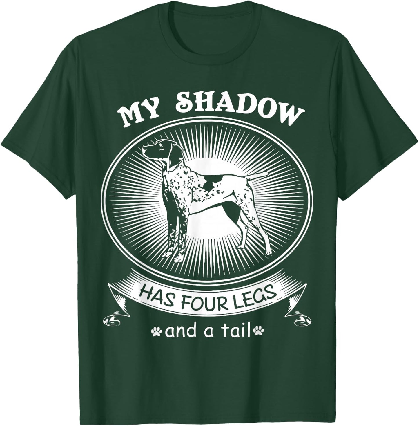 German Shorthair Pointer Cute GSP Gift Christmas T-Shirt - T-Shirt | Forest