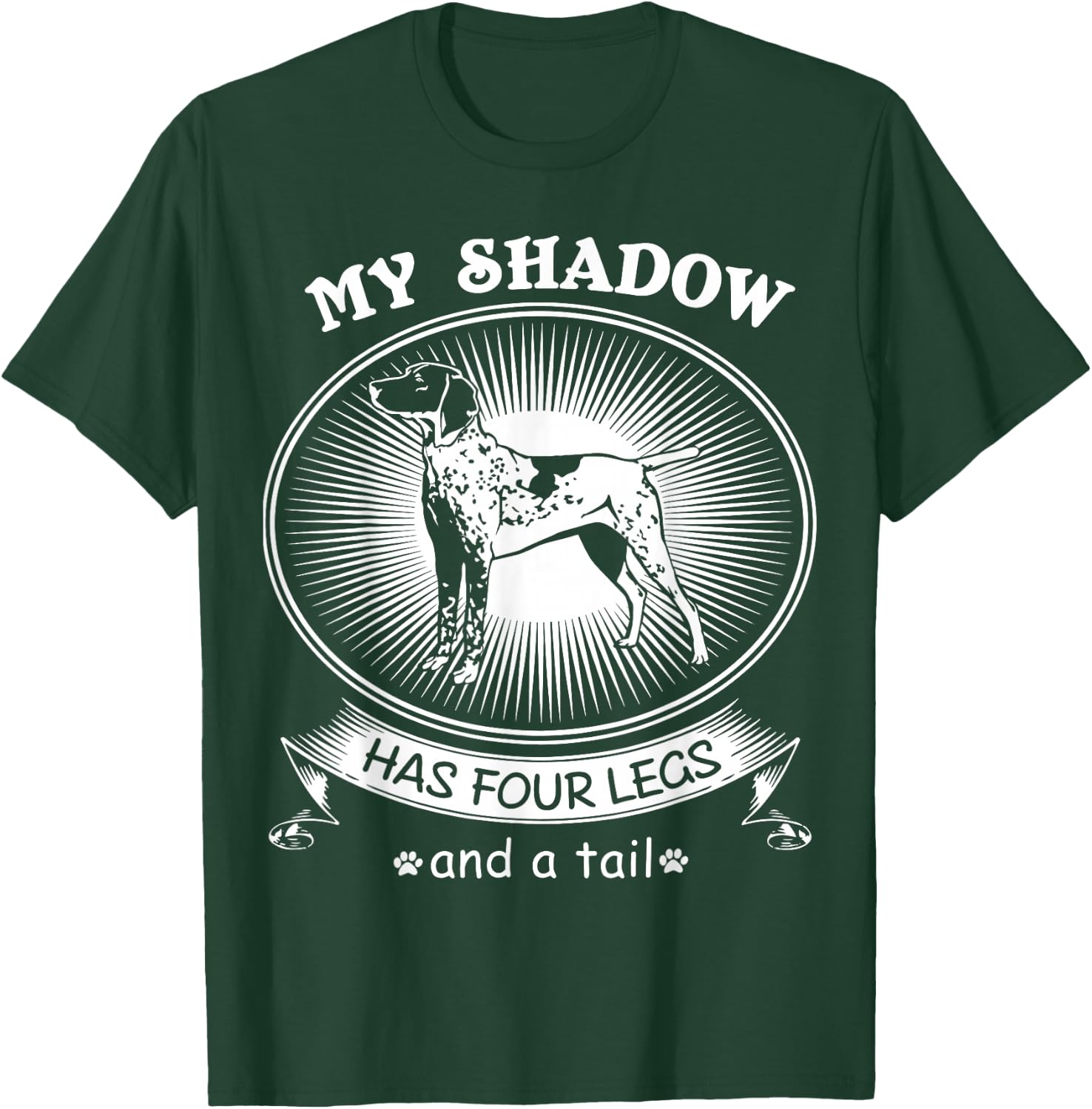 German Shorthair Pointer Cute GSP Gift Christmas T-Shirt - T-Shirt | Forest