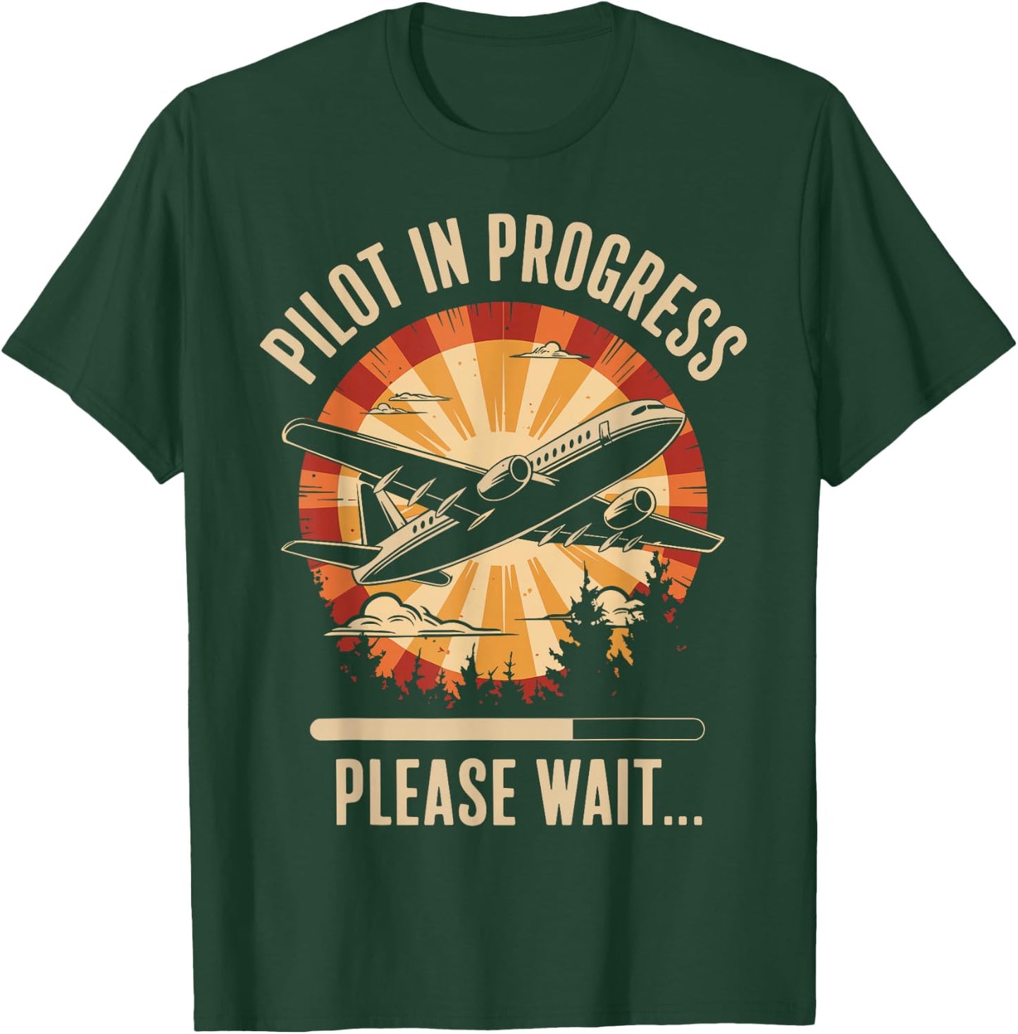 Pilot In Progress Future Pilot T-Shirt - T-Shirt | Forest