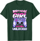 9 Year Old Girl Gamer Level Unlocked 9th Birthday Kids T-Shirt - T-Shirt | Forest
