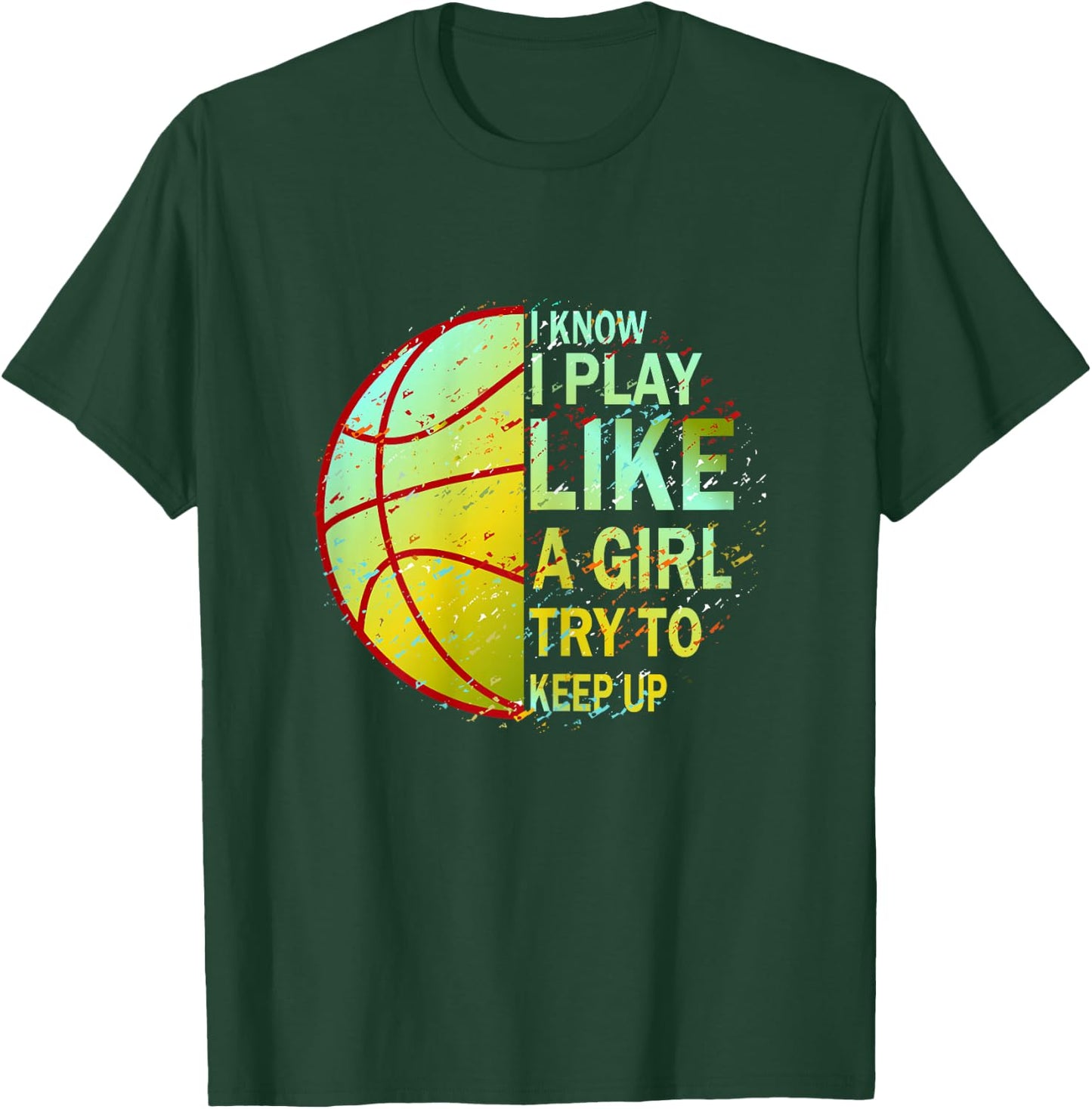 Girls Basketball T-Shirt - T-Shirt | Forest