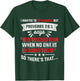 Funny I Wanted To Go Running But Proverbs 28:1 Christian T-Shirt - T-Shirt | Forest