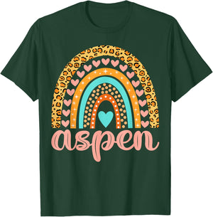 Aspen Name Shirts & Gifts Aspen Birthday Shirt Gift T-Shirt - T-Shirt | Forest