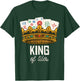 Funny Mahjong King of Tiles Chinese Game Tiles Player T-Shirt - T-Shirt | Forest