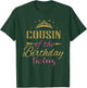 Cousin Of The Birthday Twins Kids Party T-Shirt - T-Shirt | Forest