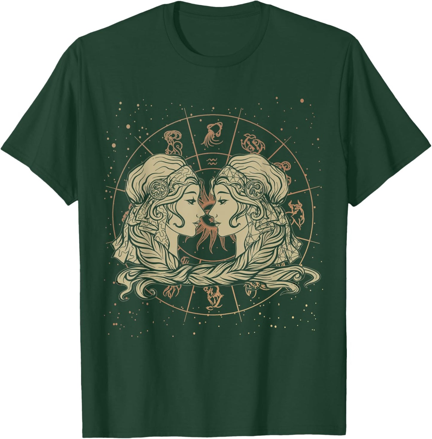 Gemini Birthday Born in May or June Zodiac Gemini T-Shirt - T-Shirt | Forest