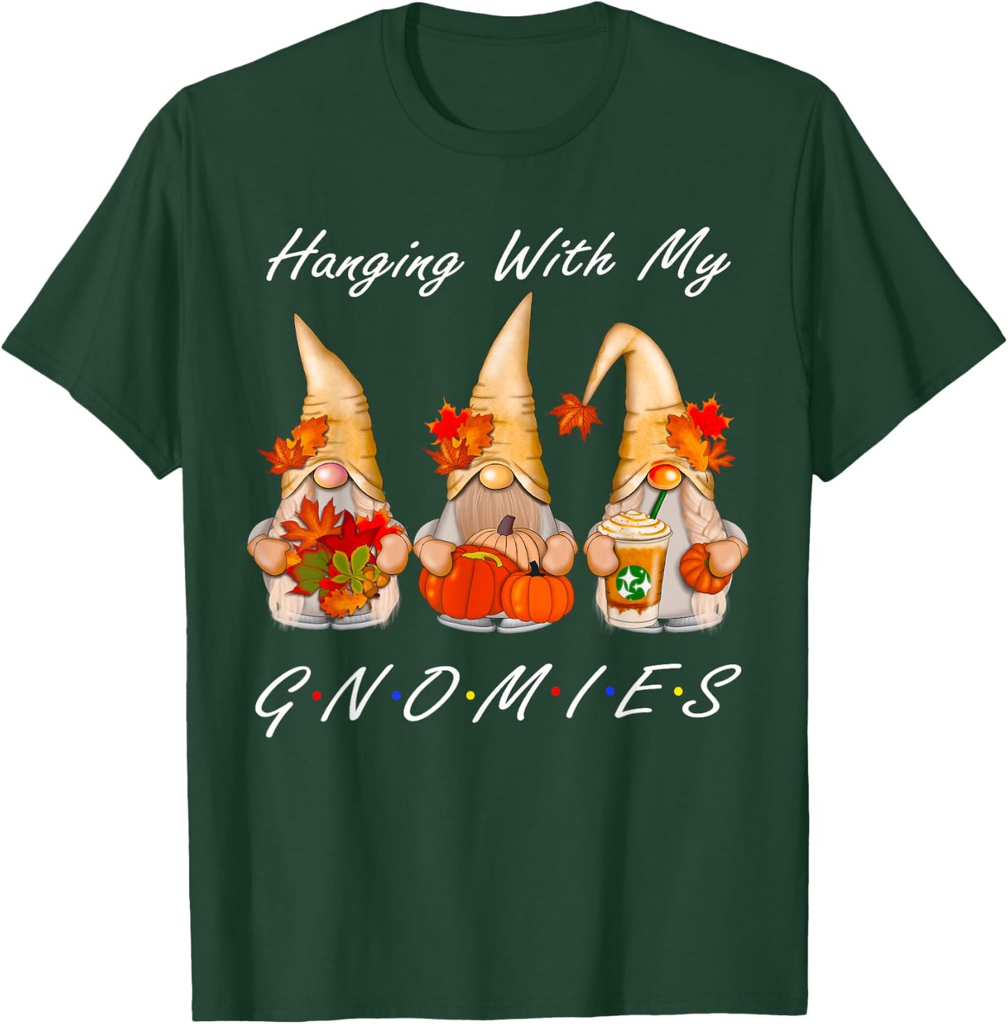 Funny Thanksgiving Shirts Gnome - Gnomies Lover T-Shirt - T-Shirt | Forest