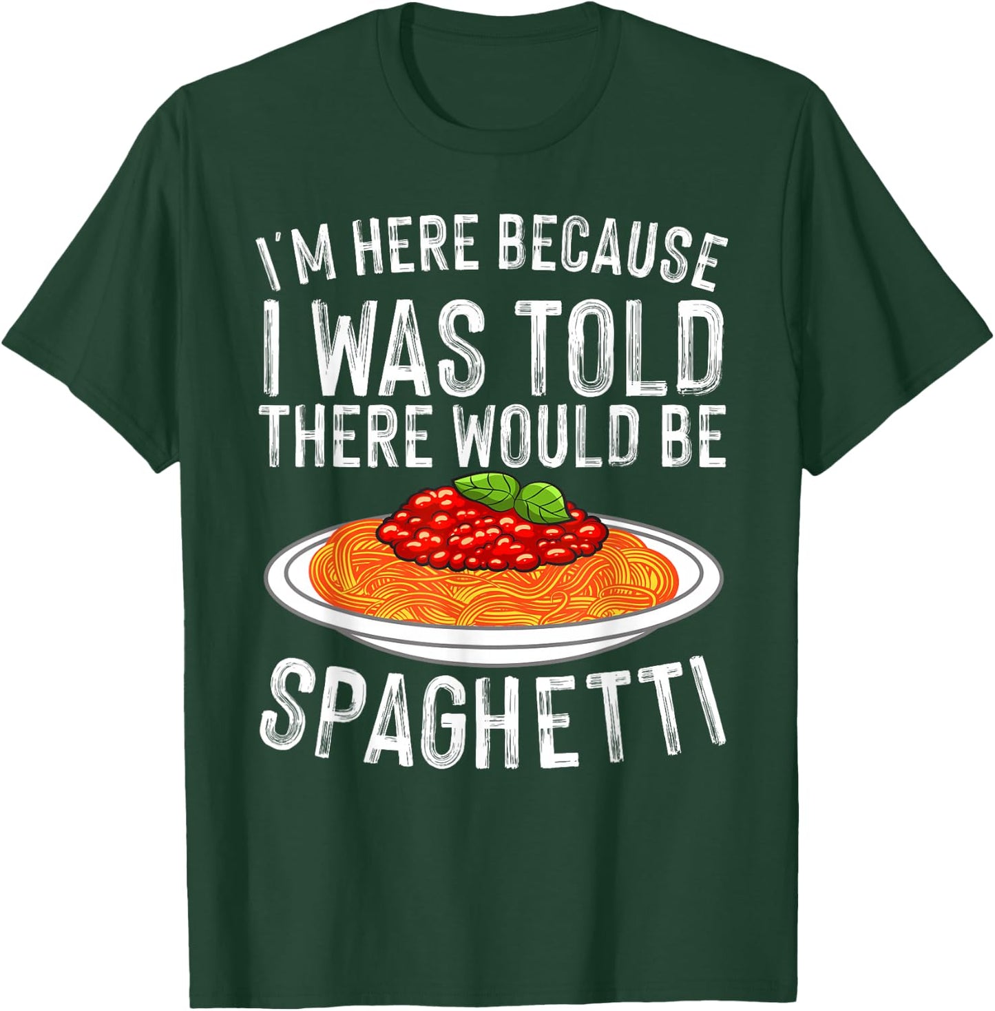 Cute Spaghetti Design Women Spaghetti Pasta Lovers T-Shirt - T-Shirt | Forest